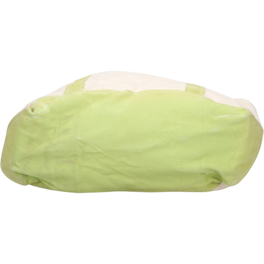 LLBean BOAT AND TOTE Tote Bag Made in USA cotton Beige type Vintage Second Hand