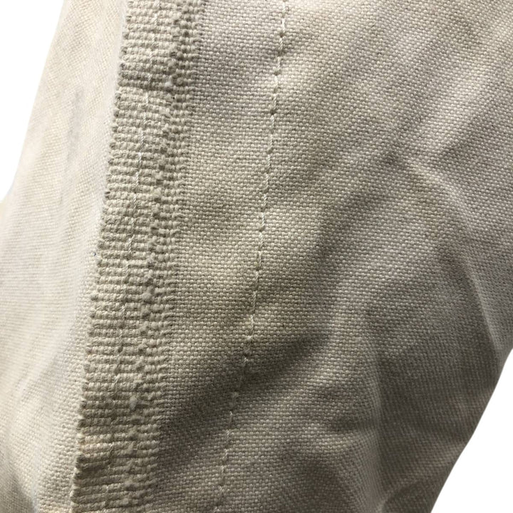 LLBean BOAT AND TOTE Tote Bag Made in USA cotton Beige type Vintage Second Hand