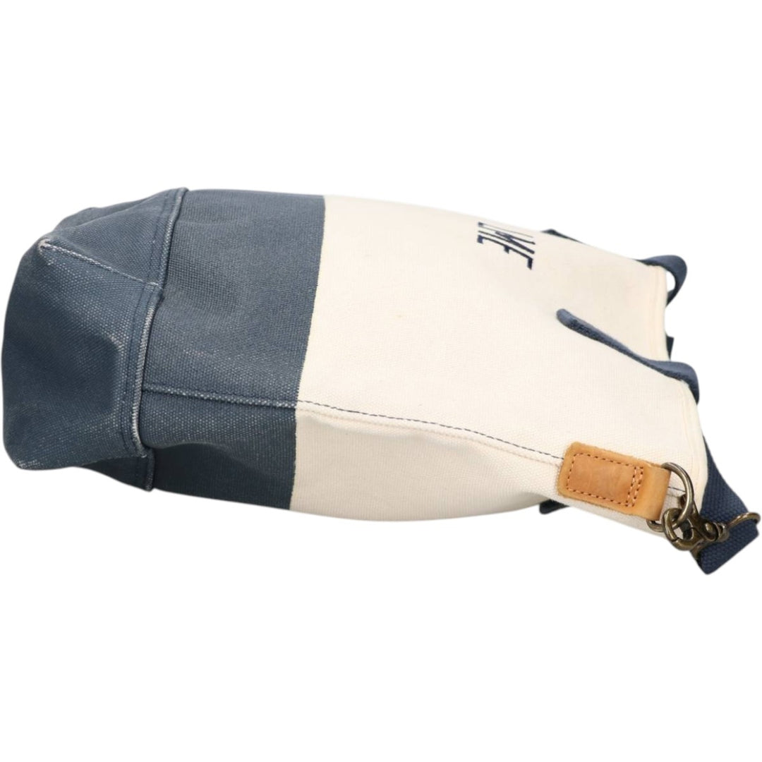 LLBean LME 2WAY Tote Bag Shoulder Bag unclear Beige type Vintage Second Hand