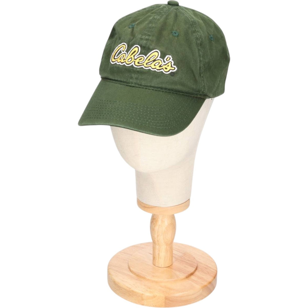 Cabelas 6-Panel Cap, One Size Fits All unclear Green type dark green Vintage Second Hand