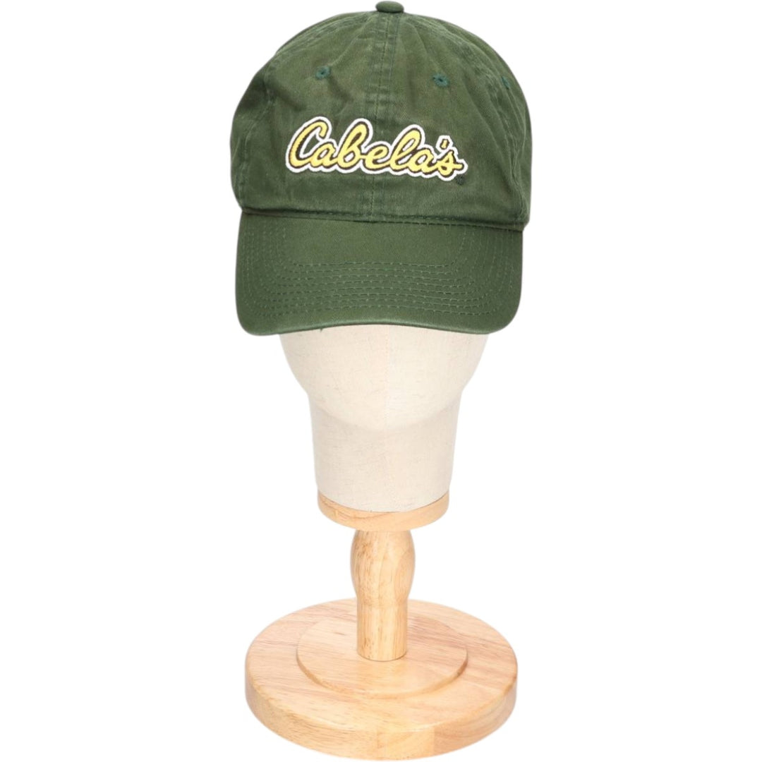 Cabelas 6-Panel Cap, One Size Fits All unclear Green type dark green Vintage Second Hand