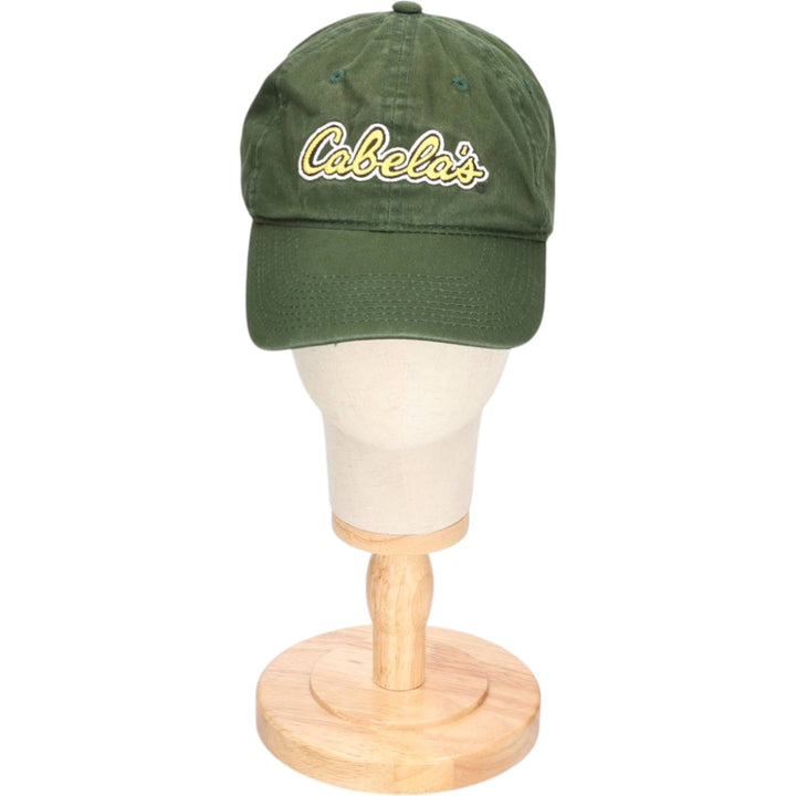 Cabelas 6-Panel Cap, One Size Fits All unclear Green type dark green Vintage Second Hand