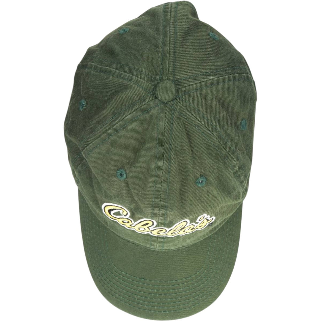 Cabelas 6-Panel Cap, One Size Fits All unclear Green type dark green Vintage Second Hand