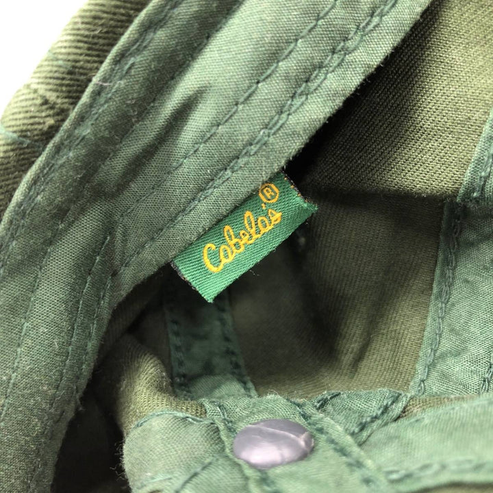 Cabelas 6-Panel Cap, One Size Fits All unclear Green type dark green Vintage Second Hand
