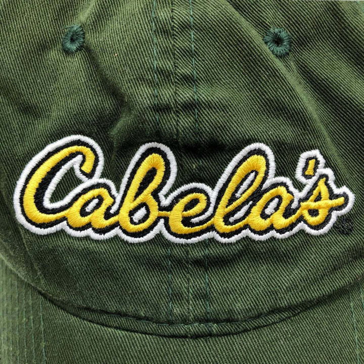 Cabelas 6-Panel Cap, One Size Fits All unclear Green type dark green Vintage Second Hand