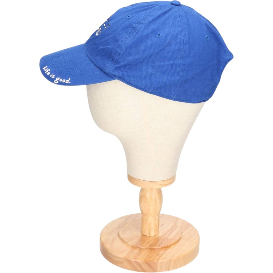 Life is Good Baseball Cap (Free Size) cotton blue type Vintage Second Hand