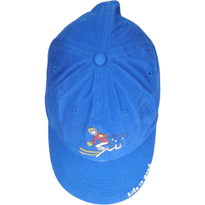Life is Good Baseball Cap (Free Size) cotton blue type Vintage Second Hand
