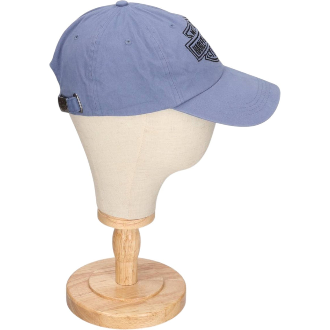 Harley-Davidson 6-Panel Baseball Cap, One Size Fits Most cotton blue type Vintage Second Hand