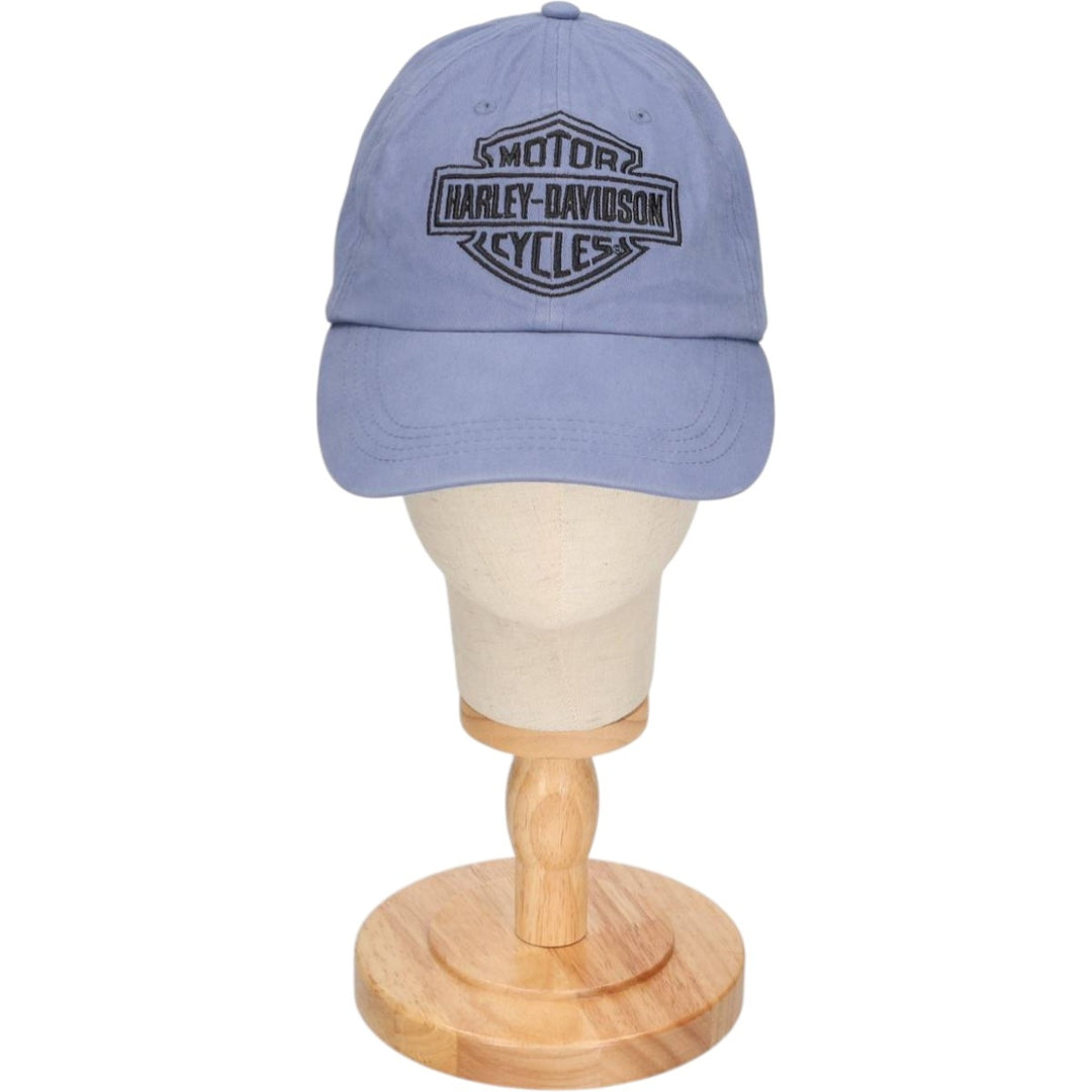 Harley-Davidson 6-Panel Baseball Cap, One Size Fits Most cotton blue type Vintage Second Hand
