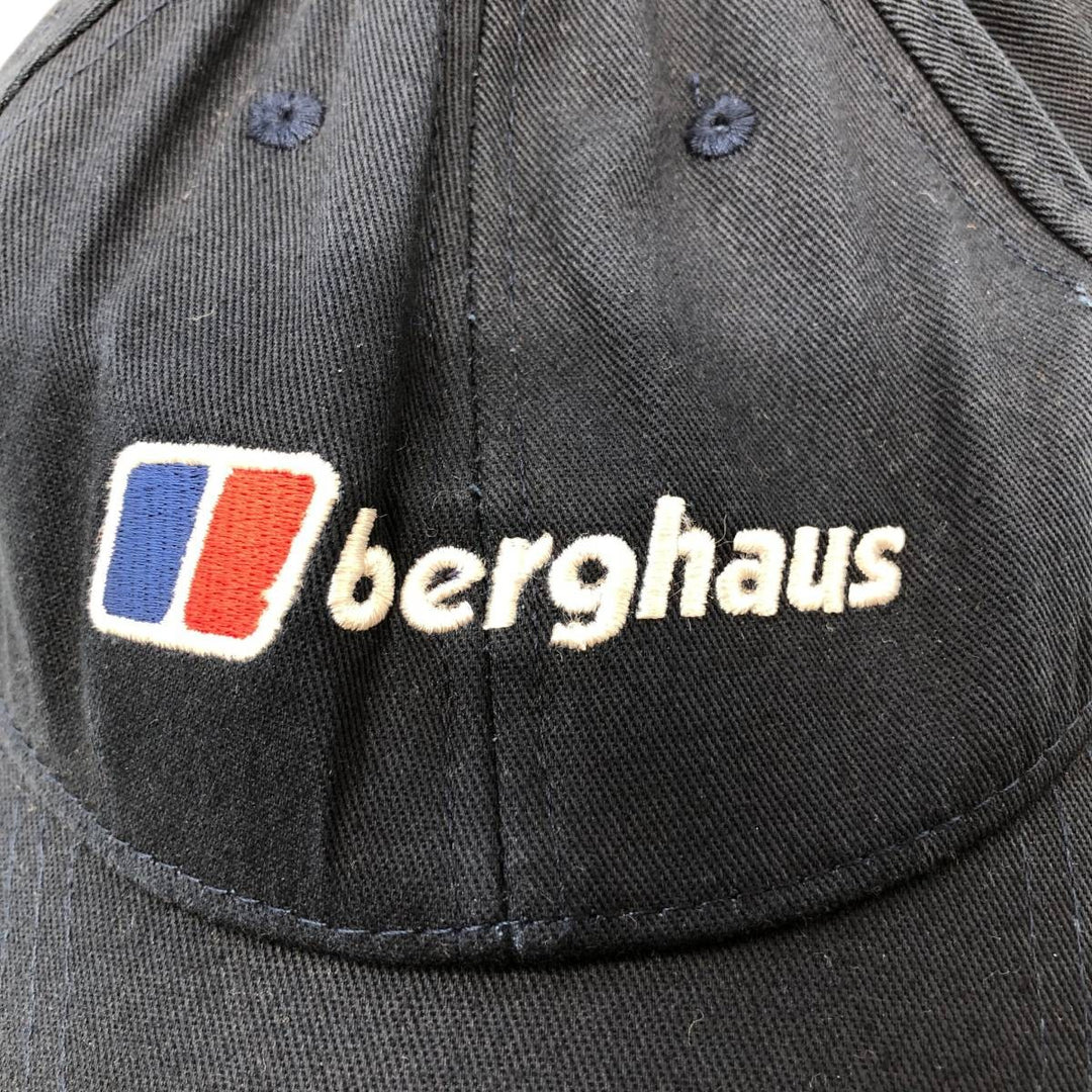 BERGHAUS baseball cap, one size fits all unclear navy blue type Vintage Second Hand
