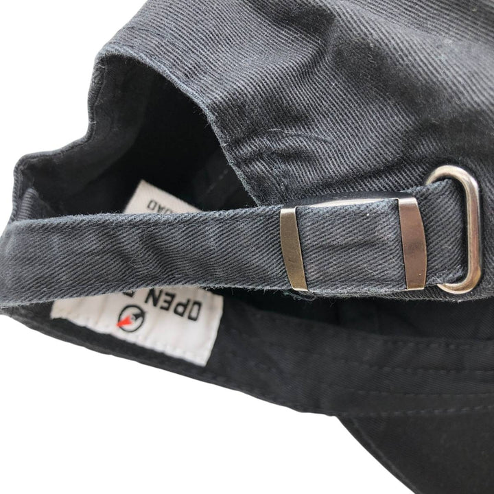 OPEN ROAD Baseball Cap (Free Size) cotton black type Vintage Second Hand