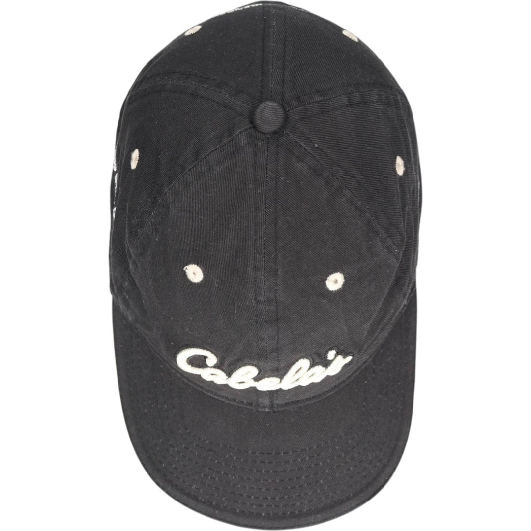 Cabelas baseball cap, one size fits all unclear black type Vintage Second Hand