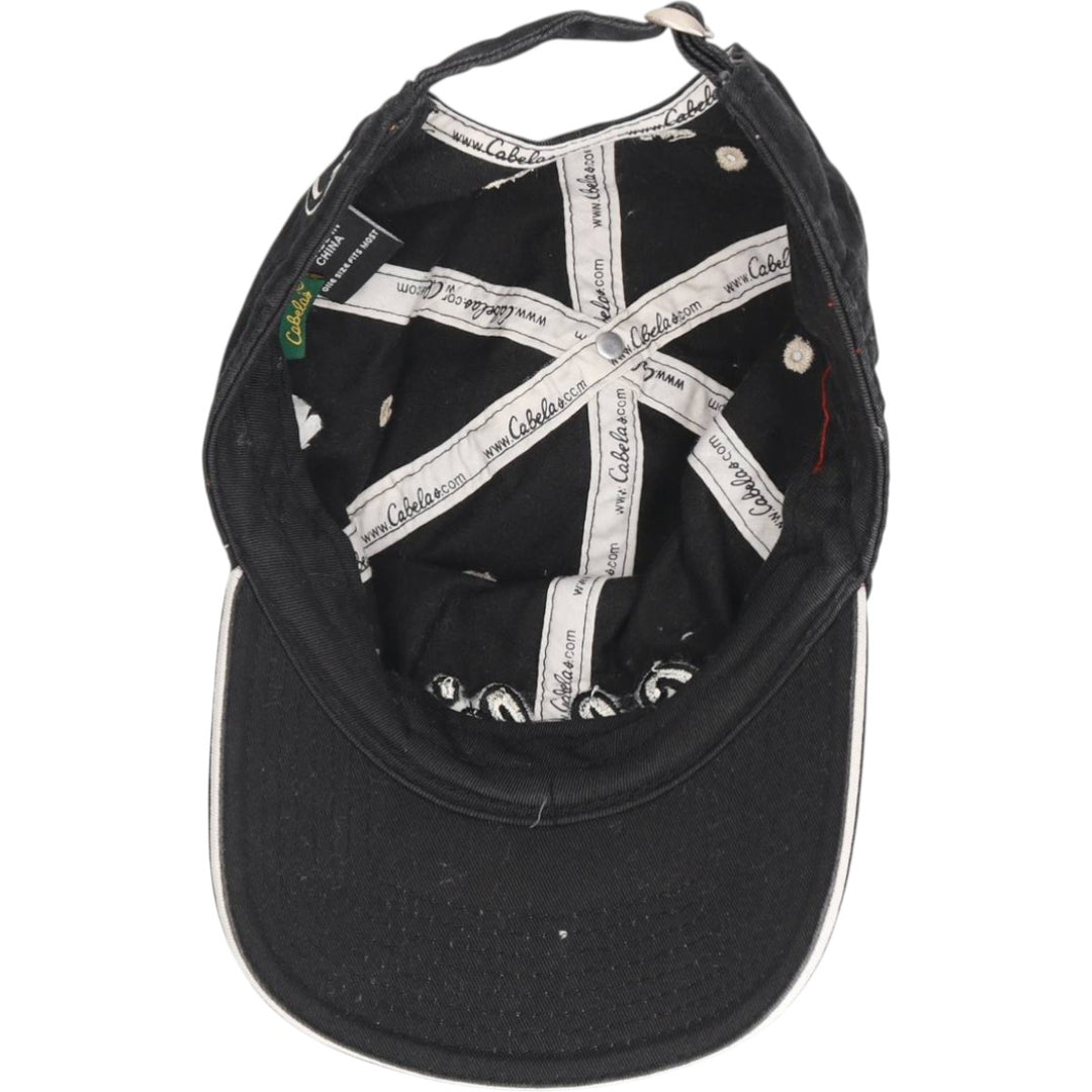 Cabelas baseball cap, one size fits all unclear black type Vintage Second Hand