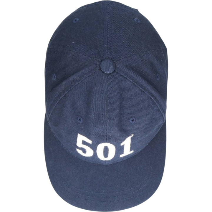 Levi's 501 Baseball Cap, One Size Fits Most cotton navy blue type Vintage Second Hand