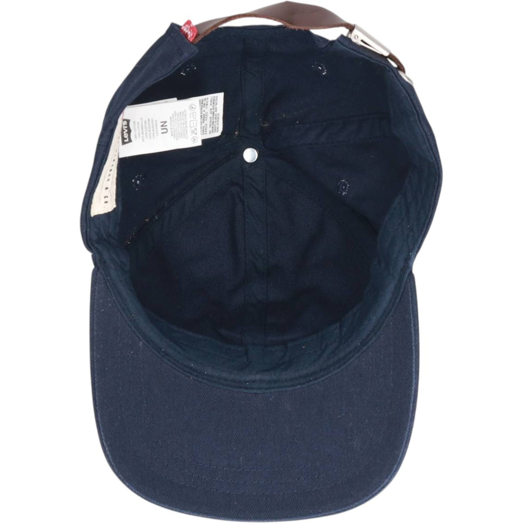 Levi's 501 Baseball Cap, One Size Fits Most cotton navy blue type Vintage Second Hand