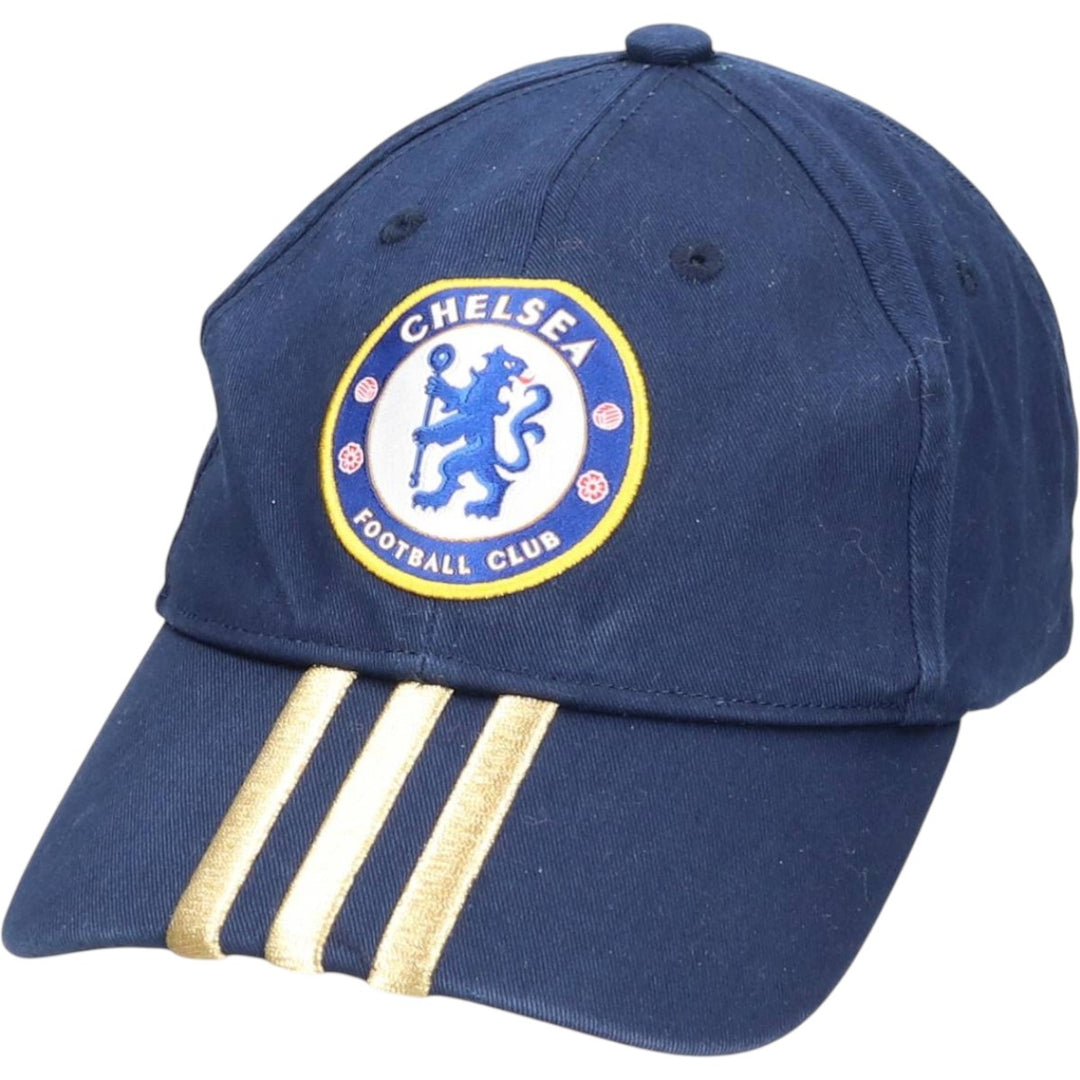 Adidas Premier League Chelsea FC Baseball Cap, One Size Fits Most cotton navy blue type Vintage Second Hand