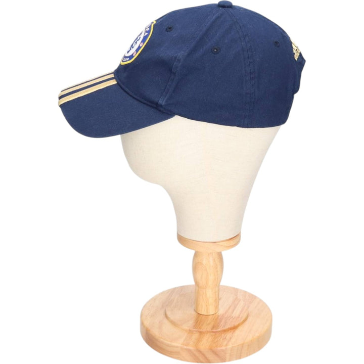 Adidas Premier League Chelsea FC Baseball Cap, One Size Fits Most cotton navy blue type Vintage Second Hand