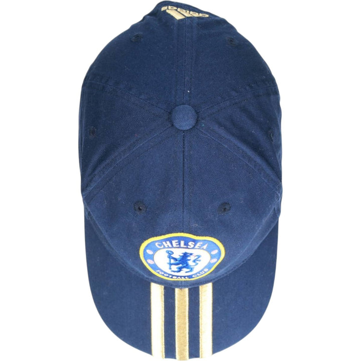 Adidas Premier League Chelsea FC Baseball Cap, One Size Fits Most cotton navy blue type Vintage Second Hand