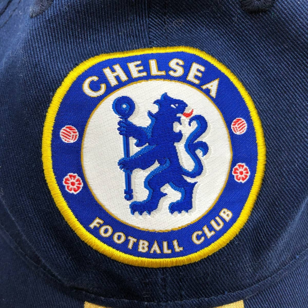 Adidas Premier League Chelsea FC Baseball Cap, One Size Fits Most cotton navy blue type Vintage Second Hand