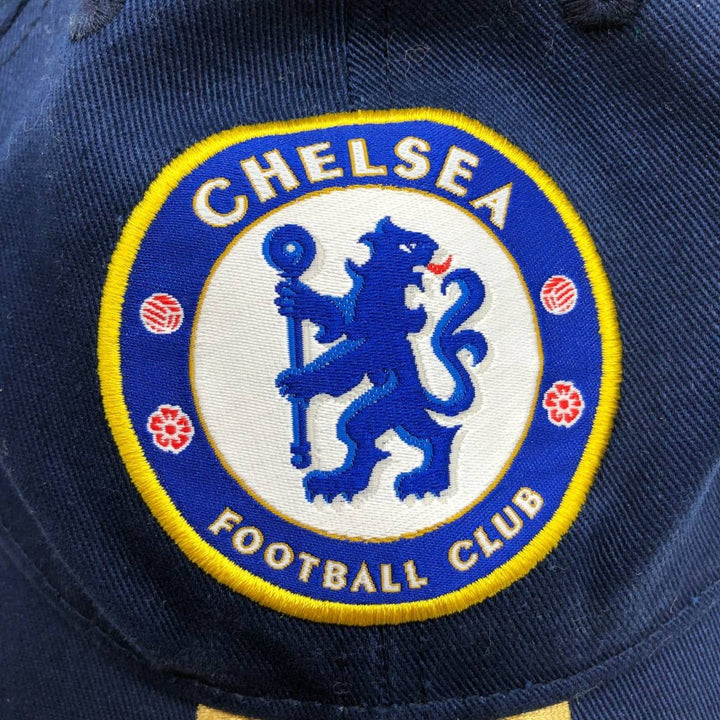 Adidas Premier League Chelsea FC Baseball Cap, One Size Fits Most cotton navy blue type Vintage Second Hand
