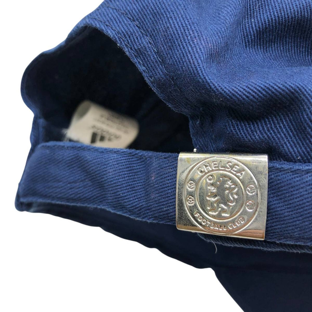 Adidas Premier League Chelsea FC Baseball Cap, One Size Fits Most cotton navy blue type Vintage Second Hand