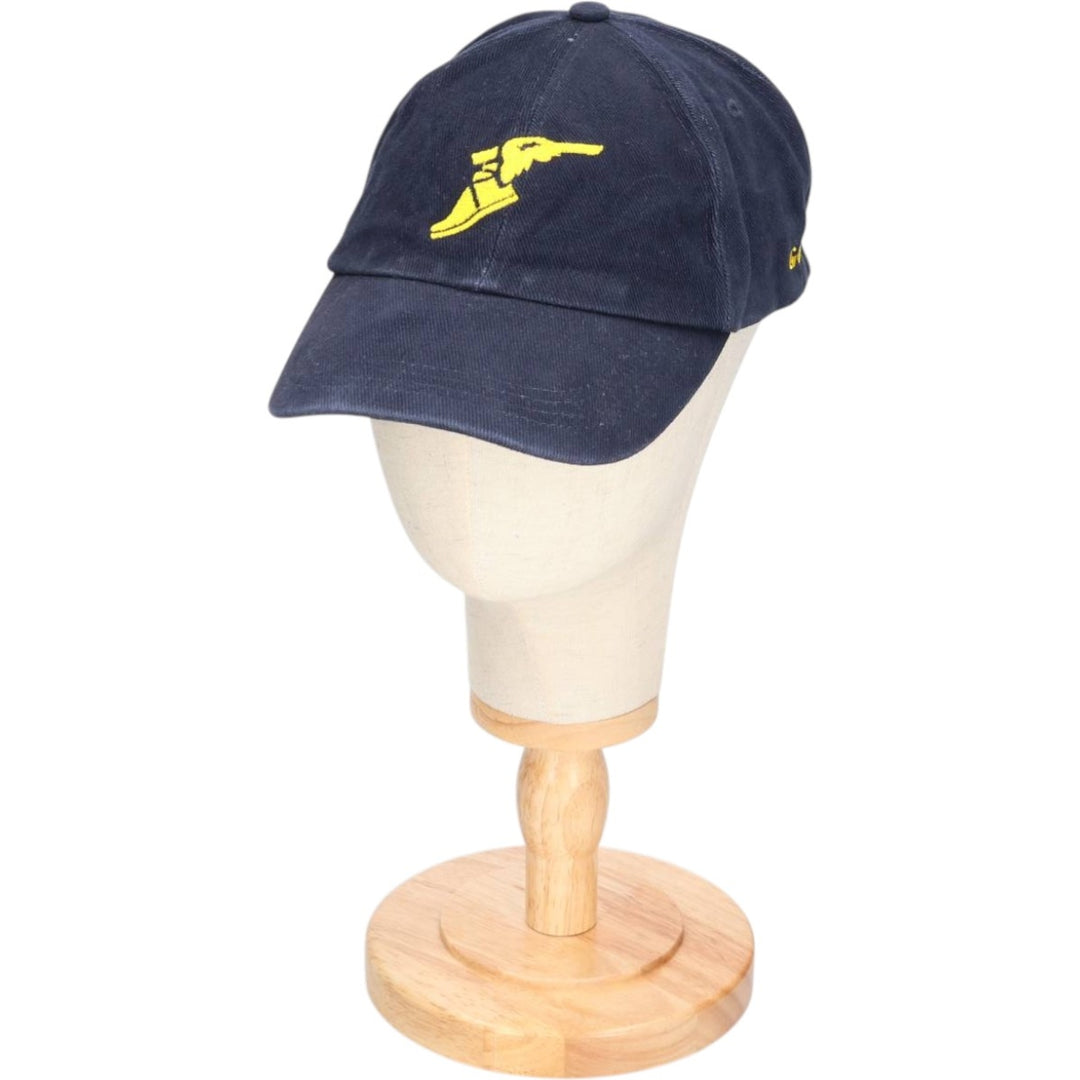 RESULT GOOD YEAR Advertising Baseball Cap (Free Size) cotton navy blue type Vintage Second Hand