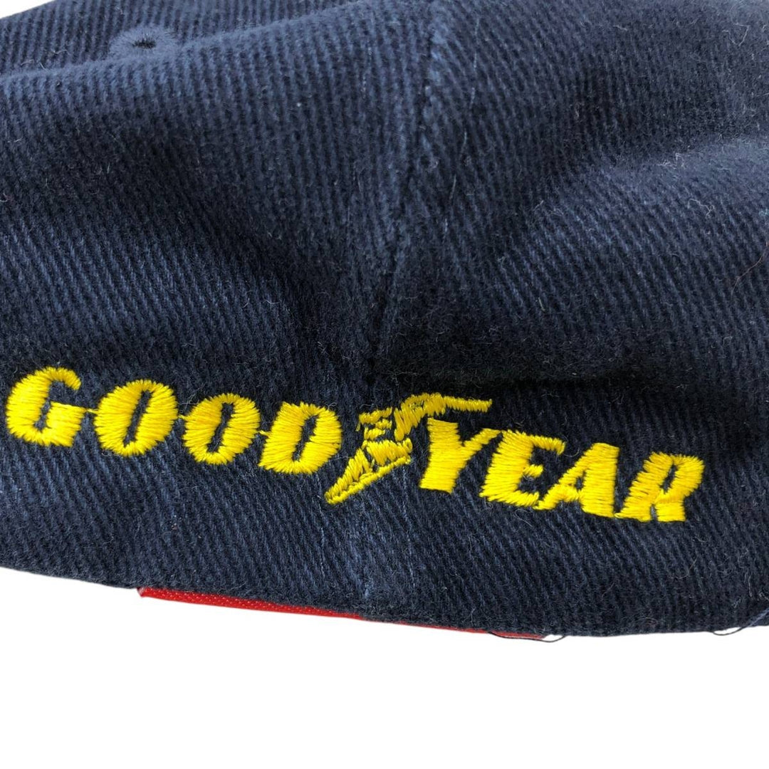 RESULT GOOD YEAR Advertising Baseball Cap (Free Size) cotton navy blue type Vintage Second Hand