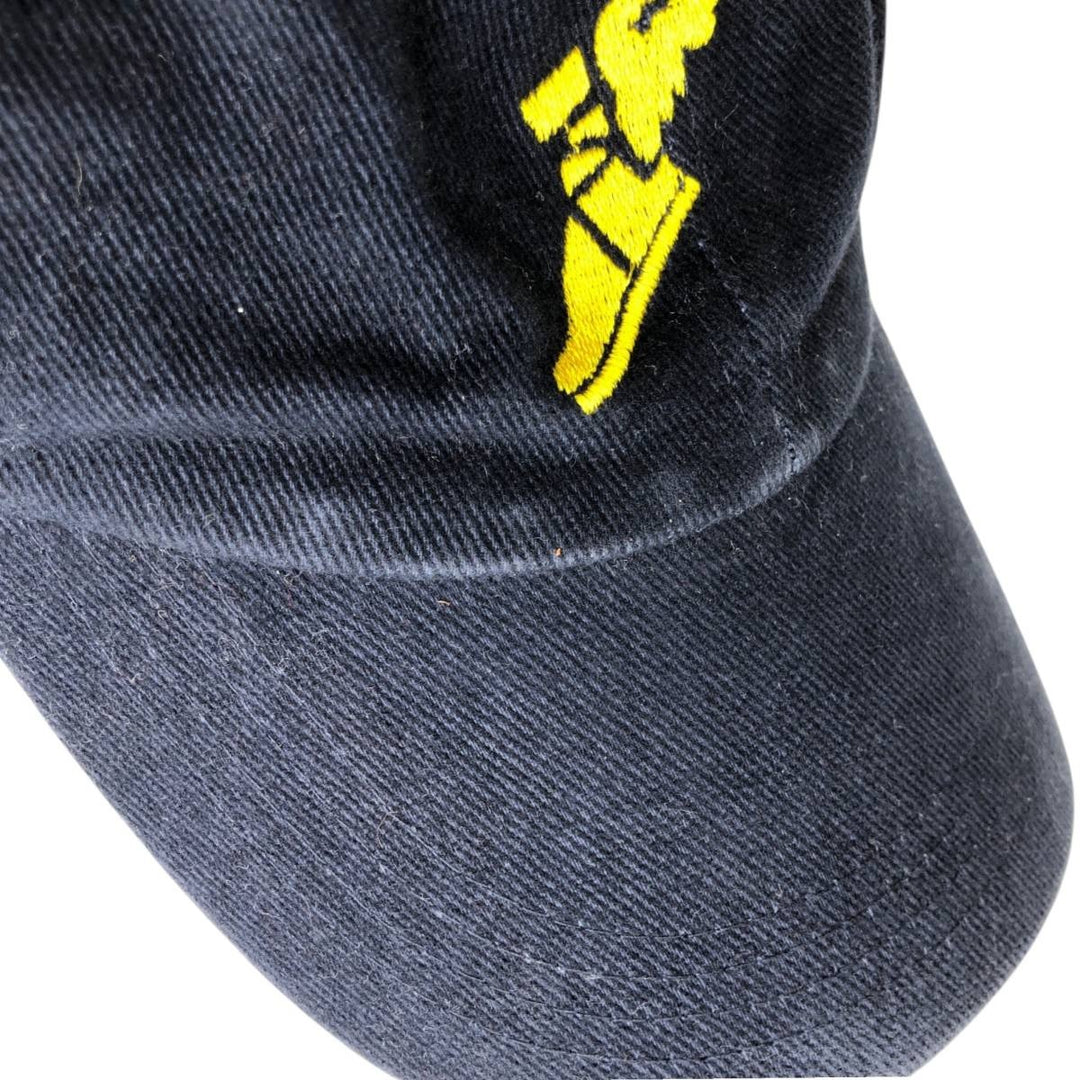 RESULT GOOD YEAR Advertising Baseball Cap (Free Size) cotton navy blue type Vintage Second Hand