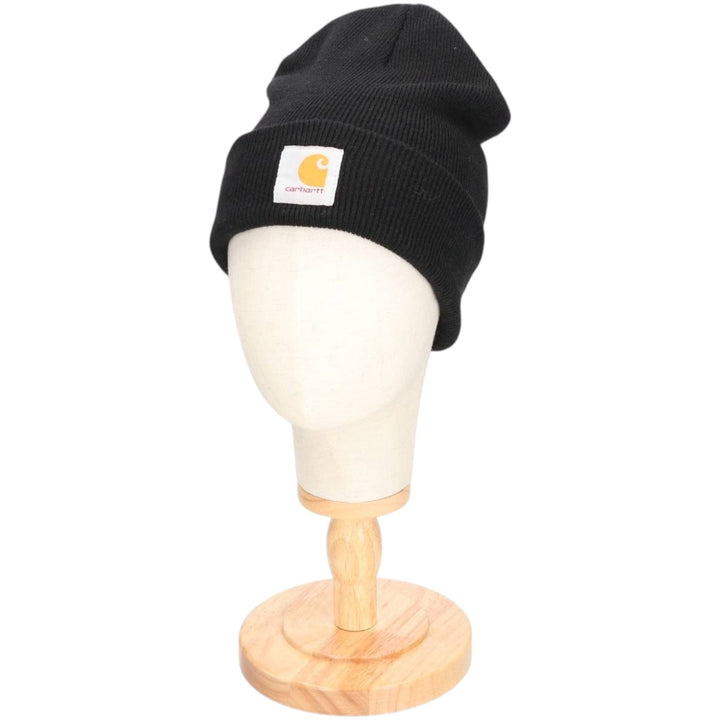 Carhartt knit beanie, made in Canada acrylic black type Vintage Second Hand