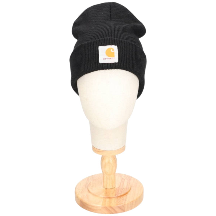 Carhartt knit beanie, made in Canada acrylic black type Vintage Second Hand