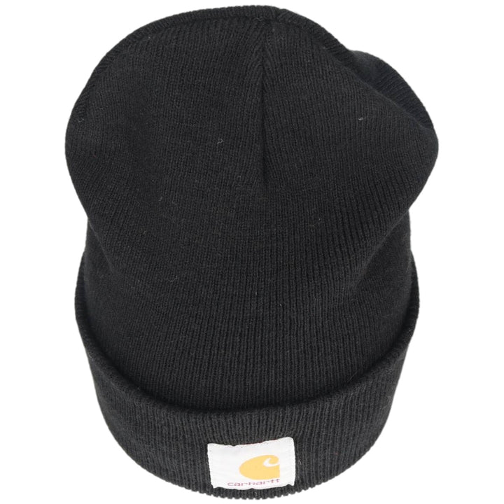 Carhartt knit beanie, made in Canada acrylic black type Vintage Second Hand