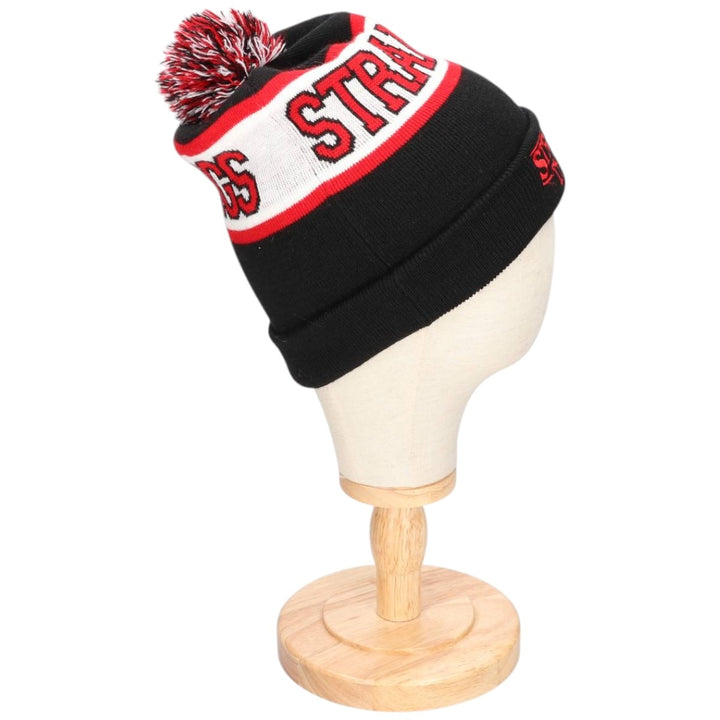 STRANGER THINGS Stranger Things Knit Beanie, One Size Fits Most acrylic black type Vintage Second Hand