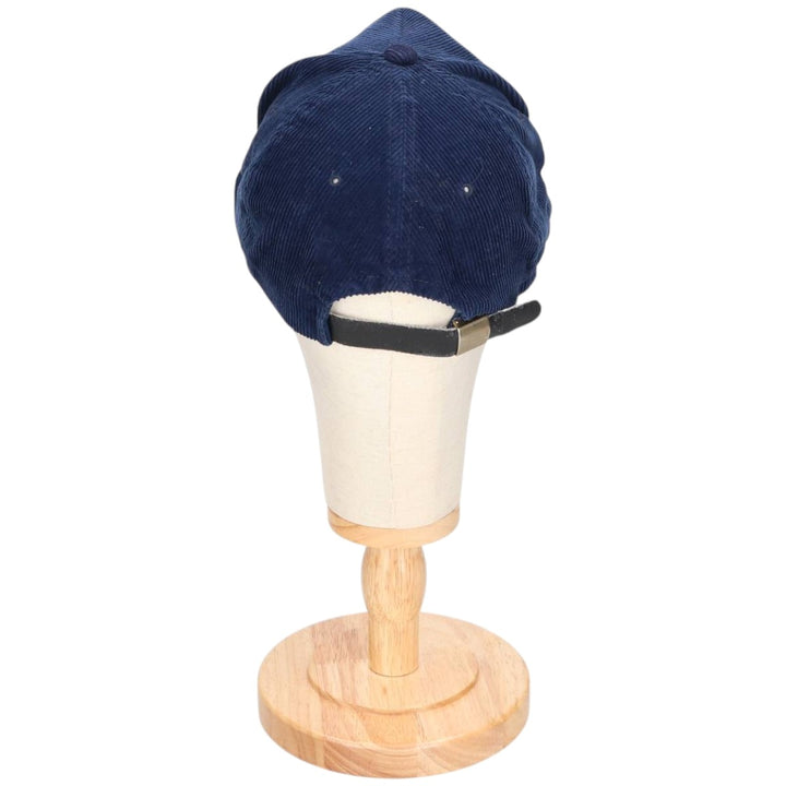 Vintage 90'S YUPOONG Trucker Cap, Corduroy Cap, One Size Fits Most cotton navy blue type Vintage Second Hand