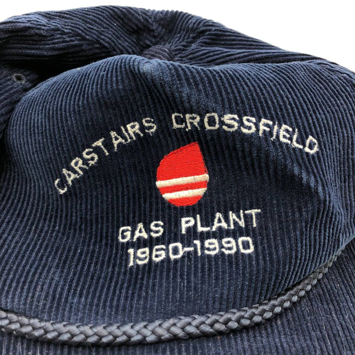 Vintage 90'S YUPOONG Trucker Cap, Corduroy Cap, One Size Fits Most cotton navy blue type Vintage Second Hand