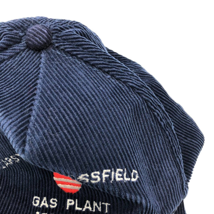 Vintage 90'S YUPOONG Trucker Cap, Corduroy Cap, One Size Fits Most cotton navy blue type Vintage Second Hand