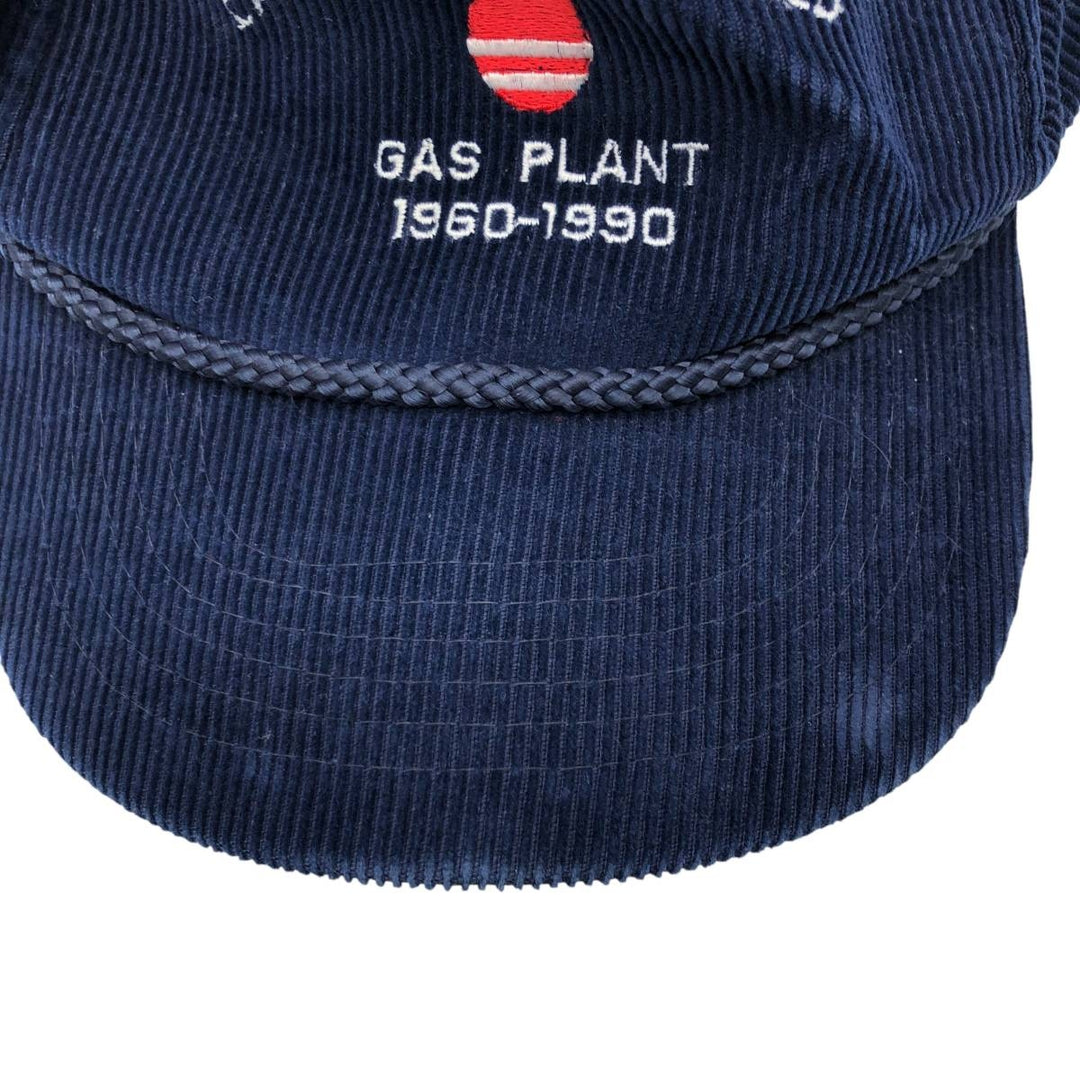 Vintage 90'S YUPOONG Trucker Cap, Corduroy Cap, One Size Fits Most cotton navy blue type Vintage Second Hand