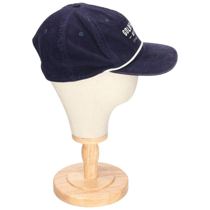 SPORTIQE Corduroy Cap, Free Size, Vintage cotton navy blue type Vintage Second Hand