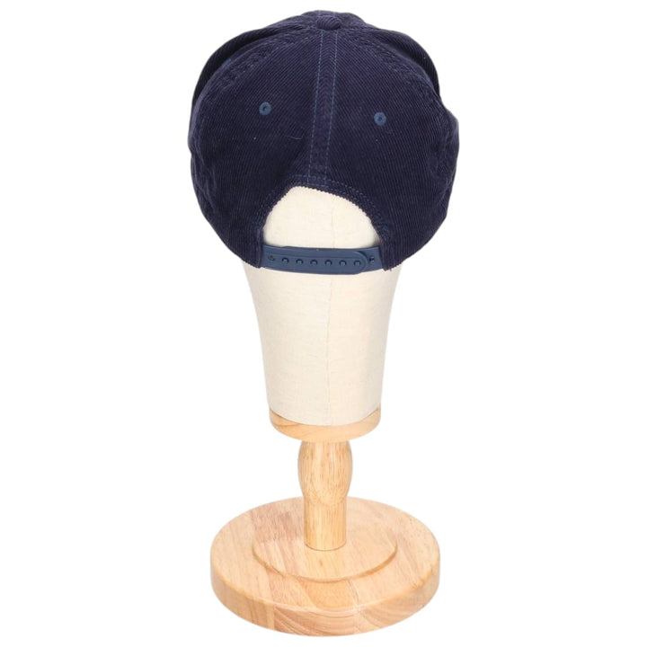 SPORTIQE Corduroy Cap, Free Size, Vintage cotton navy blue type Vintage Second Hand