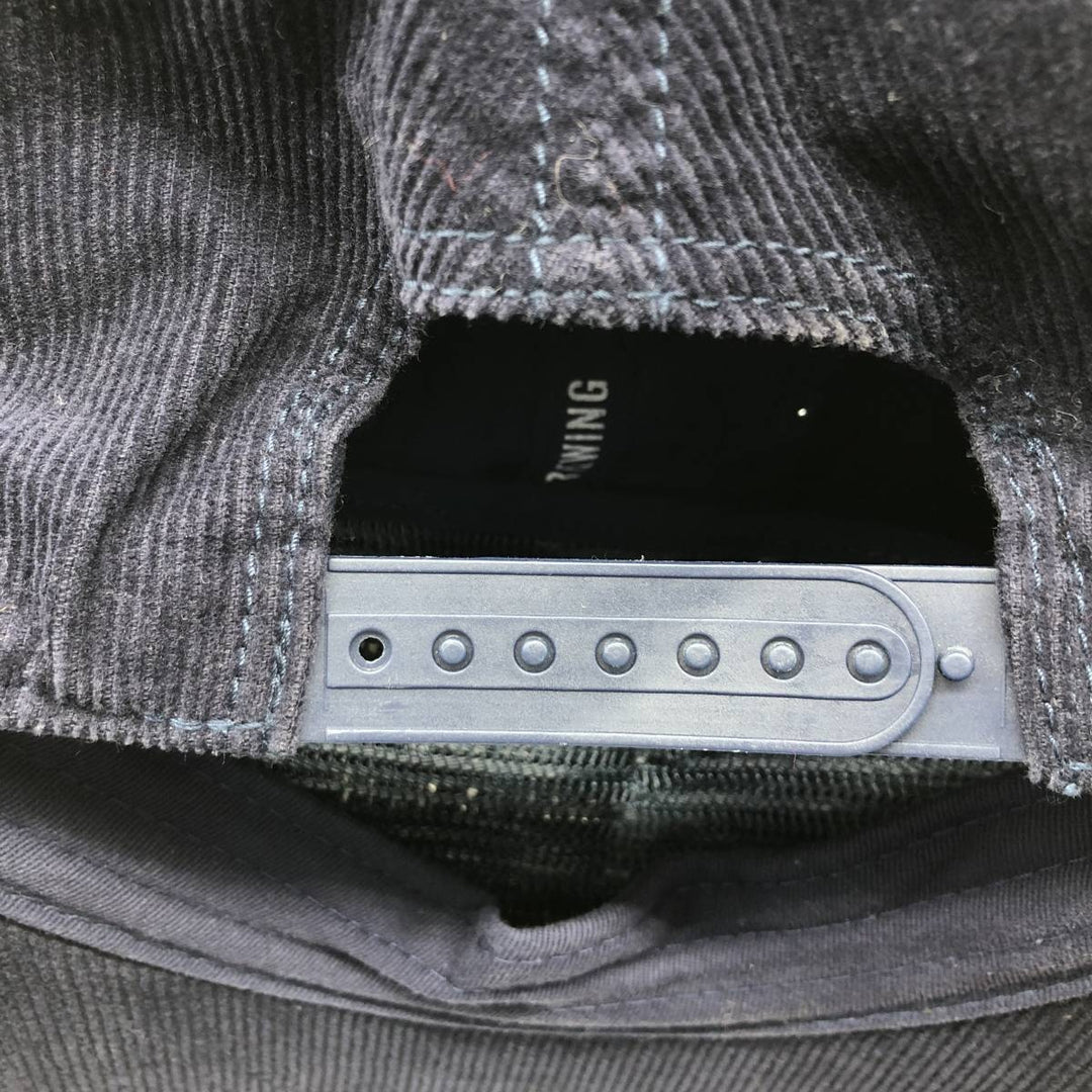 SPORTIQE Corduroy Cap, Free Size, Vintage cotton navy blue type Vintage Second Hand