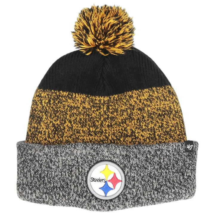 47 Brand NFL Pittsburgh Steelers Knit Beanie, One Size Fits Most acrylic gray type Vintage Second Hand
