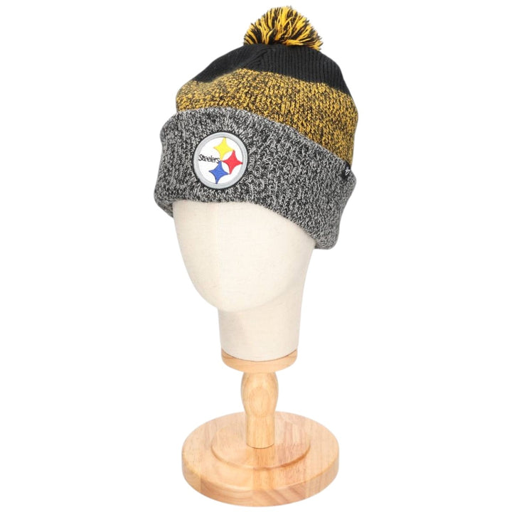 47 Brand NFL Pittsburgh Steelers Knit Beanie, One Size Fits Most acrylic gray type Vintage Second Hand