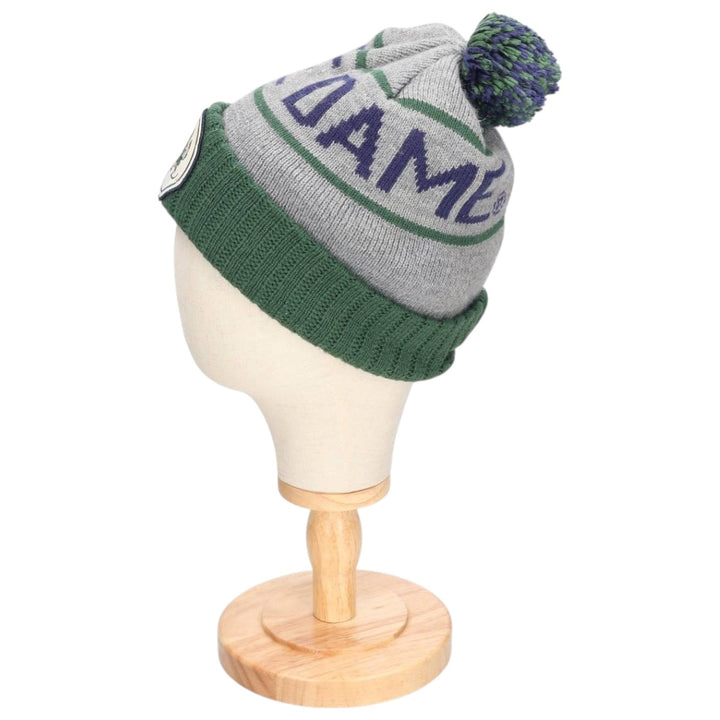 MITCHELL AND NESS Notre Dame Fighting Irish College Knit Beanie, One Size Fits Most acrylic gray type Vintage Second Hand