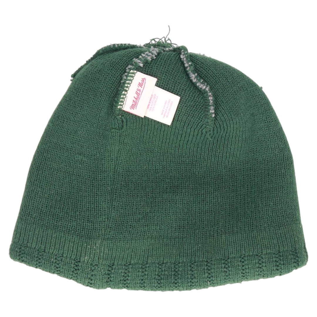 MITCHELL AND NESS Notre Dame Fighting Irish College Knit Beanie, One Size Fits Most acrylic gray type Vintage Second Hand