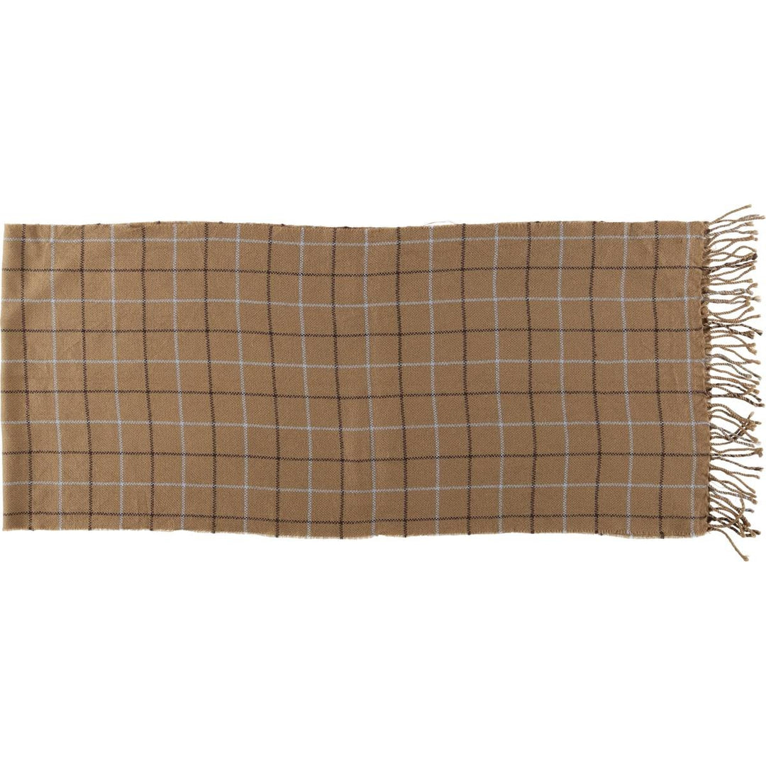 Lacoste wool scarf wool Khaki type beige Vintage Second Hand
