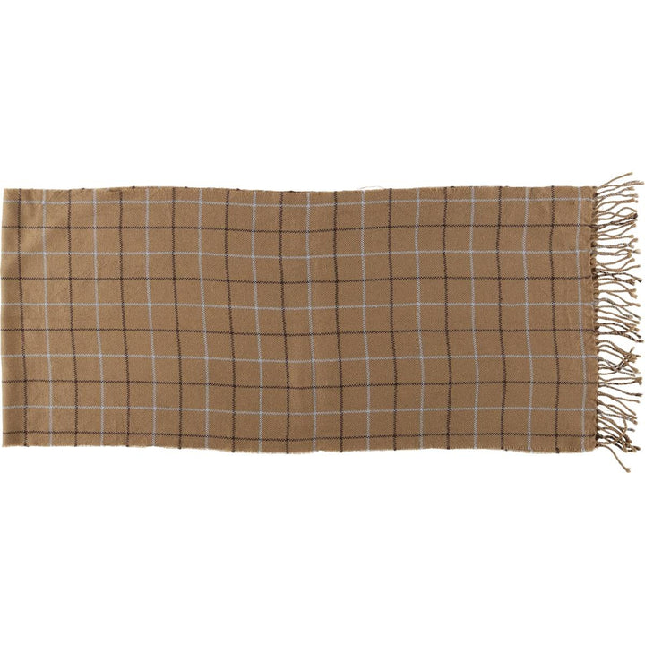 Lacoste wool scarf wool Khaki type beige Vintage Second Hand