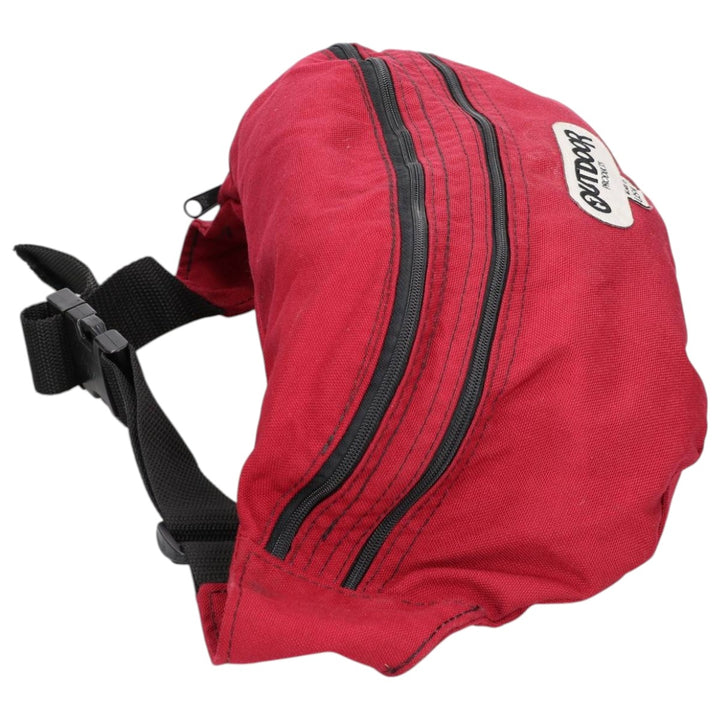 Outdoor Products 2-Way Waist Bag Backpack, Made in USA, Vintage unclear burgundy type Vintage Second Hand