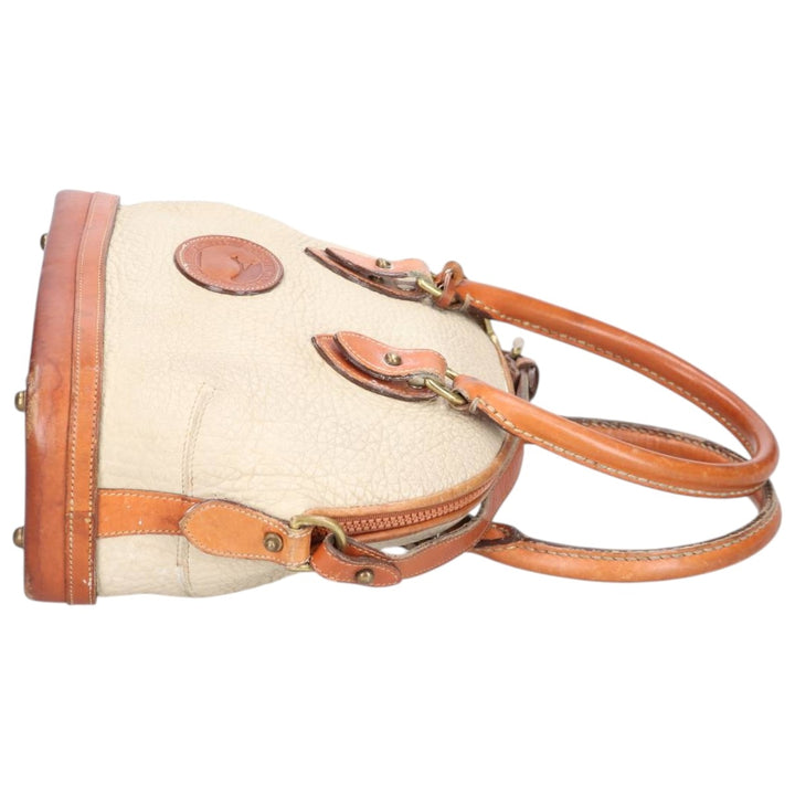 Dooney and Bourke 2-Way Shoulder Bag, Made in USA, Vintage genuine leather brown type Vintage Second Hand