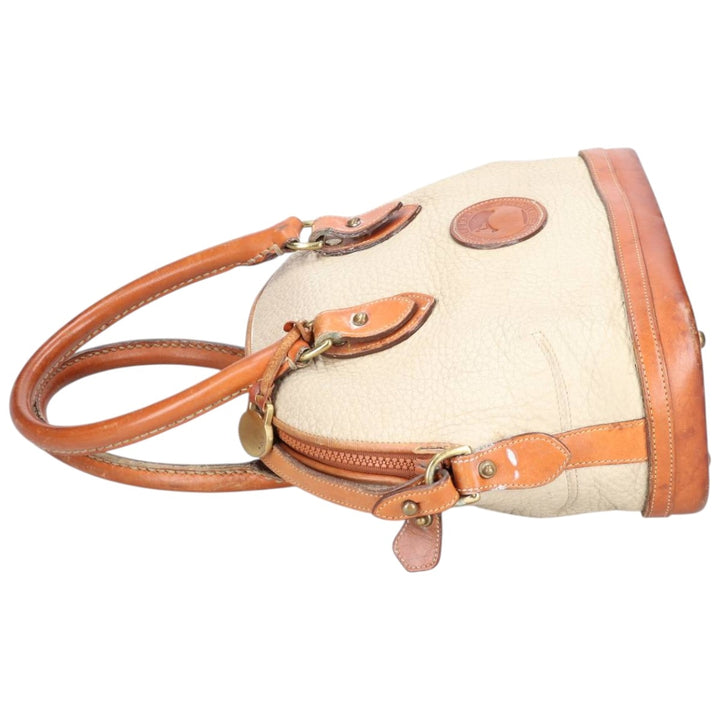 Dooney and Bourke 2-Way Shoulder Bag, Made in USA, Vintage genuine leather brown type Vintage Second Hand