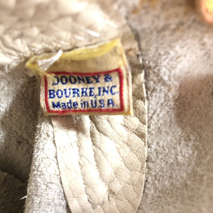Dooney and Bourke 2-Way Shoulder Bag, Made in USA, Vintage genuine leather brown type Vintage Second Hand