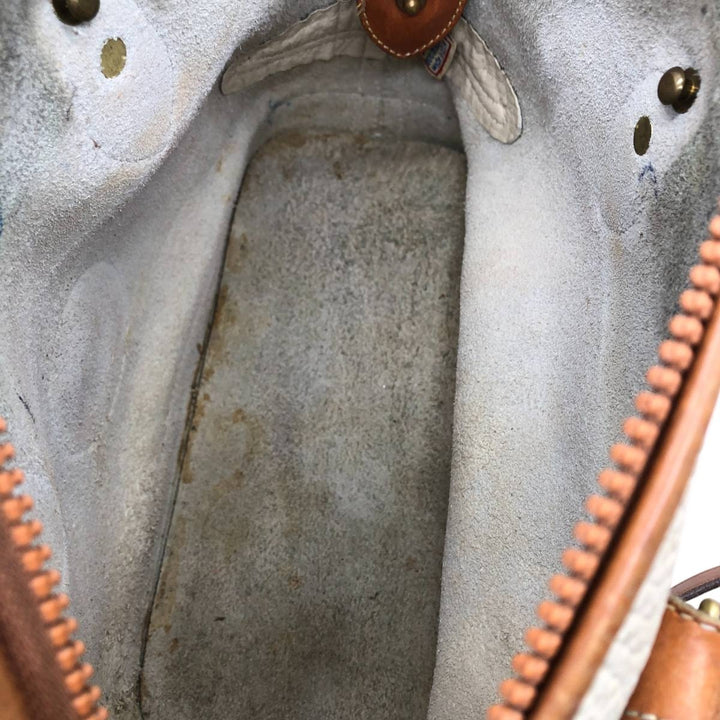 Dooney and Bourke 2-Way Shoulder Bag, Made in USA, Vintage genuine leather brown type Vintage Second Hand